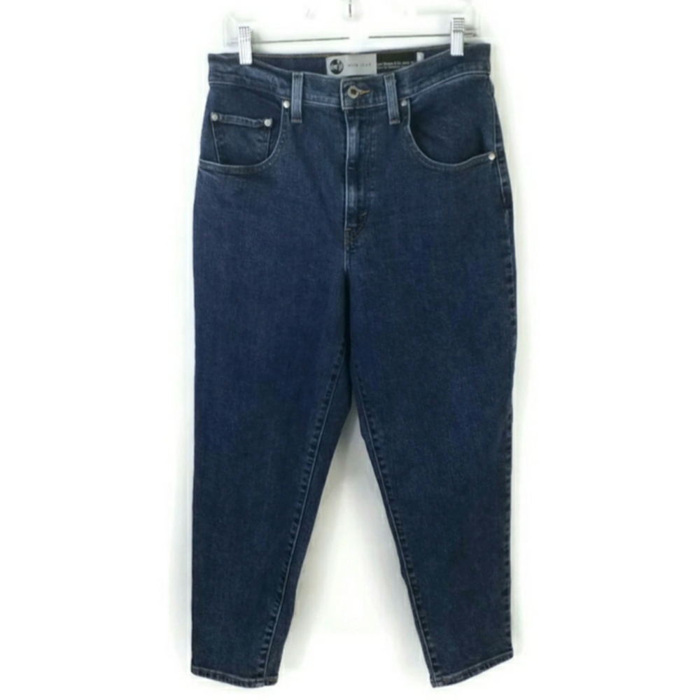 Levi's Silver Tab High Rise MOM Jeans Medium Wash Tapered Leg Womens 30x25.5
